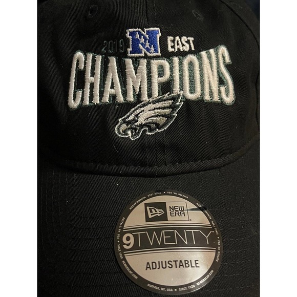 Philadelphia Eagles New Era 2019 NFC East Division Champions9TWENTY Adjustable H - Picture 2 of 5